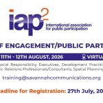 Savannah Communications Partners IAP2 in Advancing the P2 /Engagement